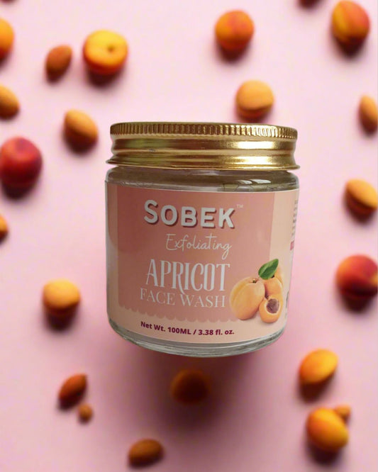 Sobek Naturals Apricot Almond Exfoliating Face Wash (100ml)