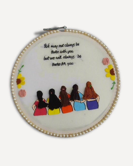 Sunflower & Pearl Girl Gang Hoop Art