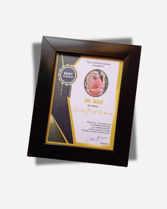 His & Hers Award Frame