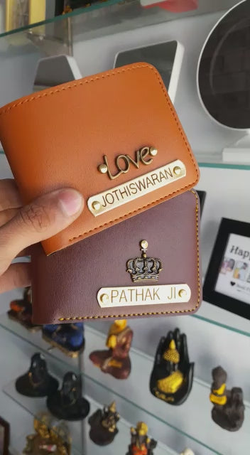 Men's customized leather wallet | Utility gift for men