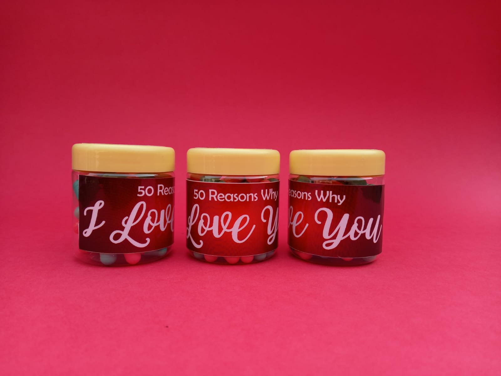 50 Reasons Why I love You capsules