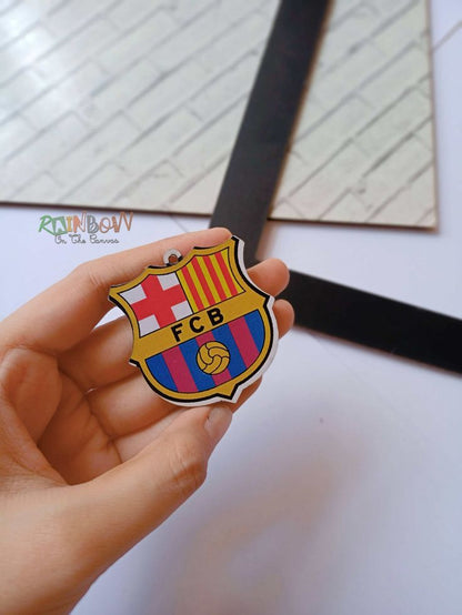 Barcelona FC keychain