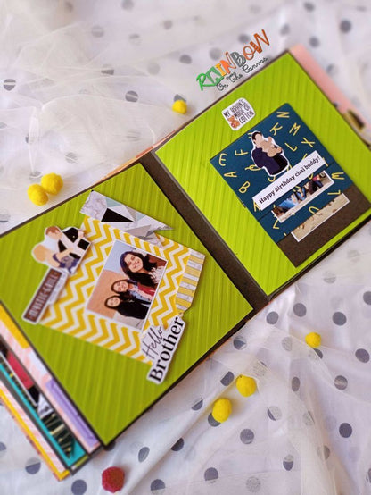 Vampire Diaries theme customized scrapbook on polka dots white backdrop