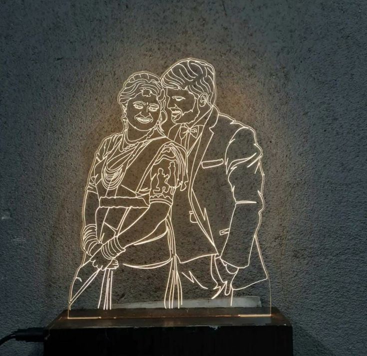 Led sculpture (8*12 inches)